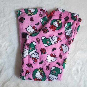 RARE Hello Kitty Xmas Pajama Pants S | TikTok Viral | Kawaii Cozy NWT